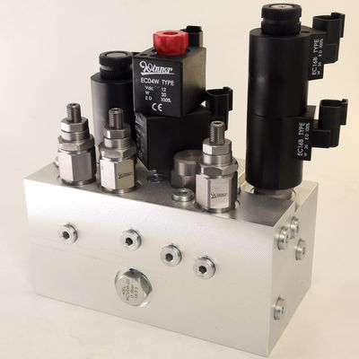 Modułowe zbiorniki zaworu hydraulicznego Grupy Aluminiowy blok zbiornika