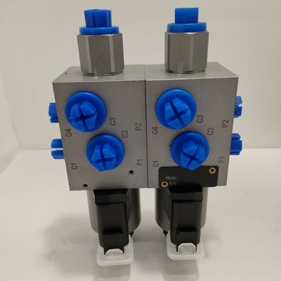 36W elektryczny hydrauliczny zawór magnetyczny 12v 6 Way 2 pozycja podwójny zawór